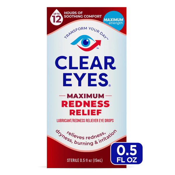 Clear Eyes Eye Drops Max Redness Relief  DestGlow