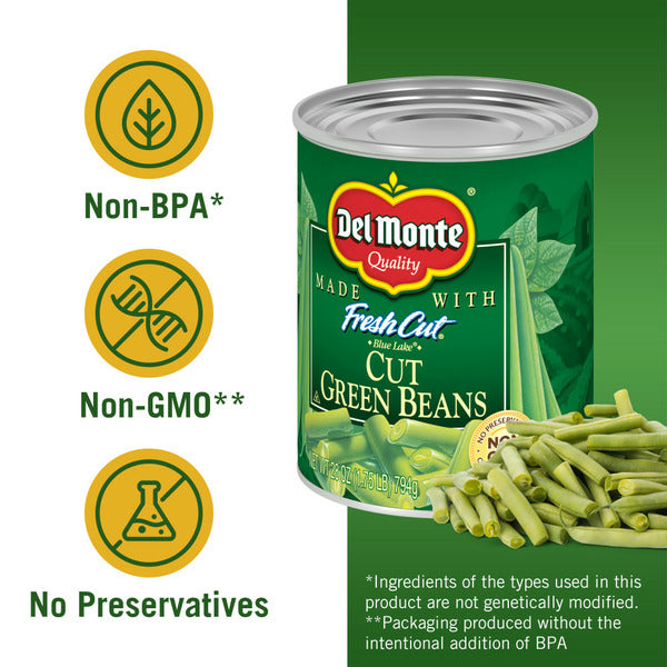 Del Monte Fresh Cut Blue Lake Green Beans  DestGlow