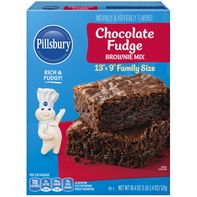 Pillsbury Chocolate Fudge Brownie Mix, 18.4 oz Box️  DestGlow