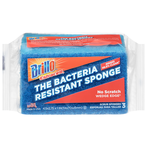 Brillo No Scratch Scrub Sponges  DestGlow