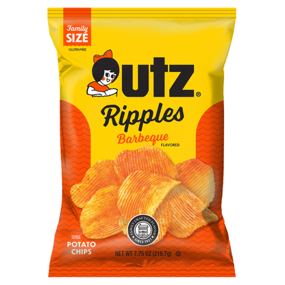Utz Ripples Barbeque Potato Chips