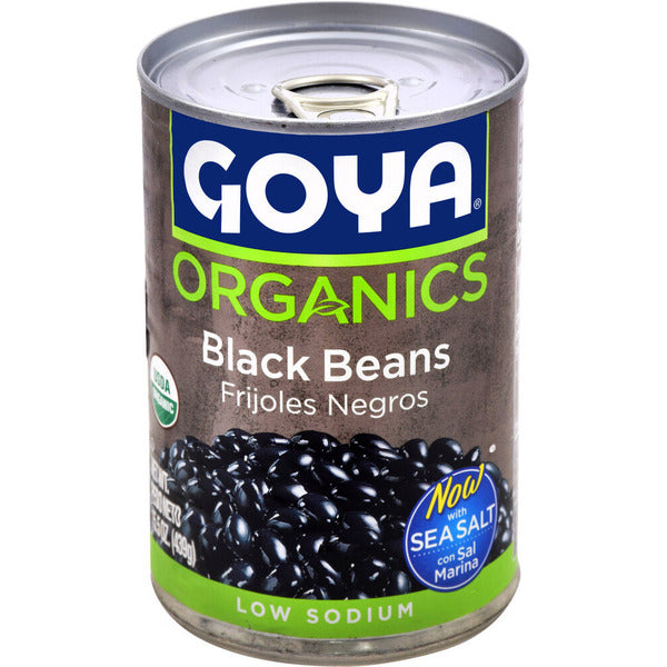 Goya Organic Black Beans, Low Sodium  DestGlow