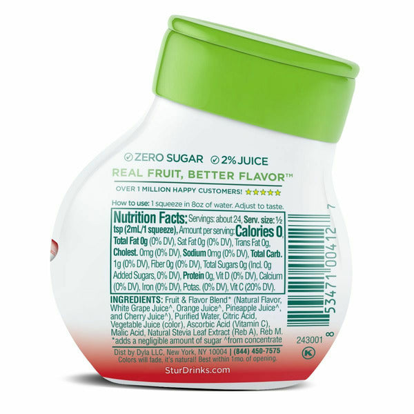 Stur Drinks Fruit Punch, Liquid Water Enhancer  DestGlow