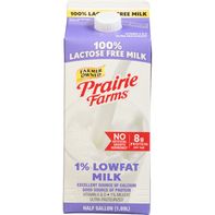Prairie Farms Milk, 100% Lactose Free, 1% Lowfat️  DestGlow