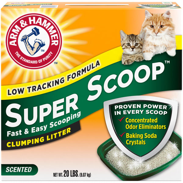Arm &amp; Hammer Super Scoop Clumping Litter Fresh Scent  DestGlow