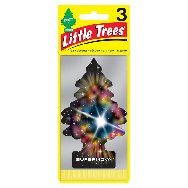 Little Trees Car Air Freshener, Hanging Tree, Supernova  DestGlow
