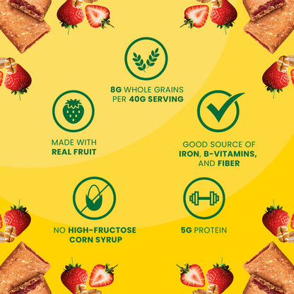 BELVITA Strawberry, Soft Baked Breakfast Bars 7.05 oz