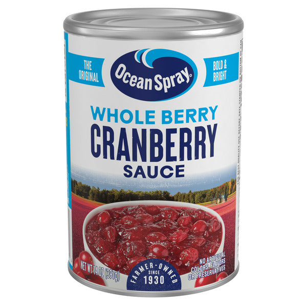 Ocean Spray Whole Cranberry Sauce, Canned Side Dish  DestGlow