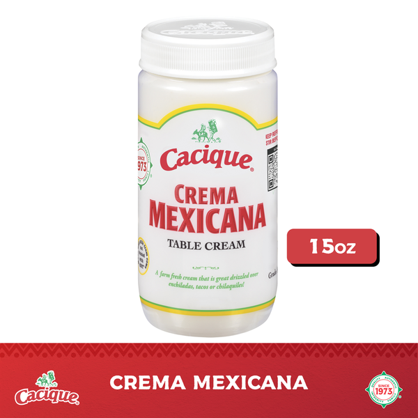 Cacique Table Cream, Crema Mexicana  DestGlow