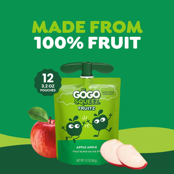 GoGo Squeez Apple Applesauce and Fruit Puree  DestGlow