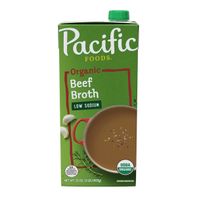 Pacific Foods Low Sodium Organic Beef Broth️  DestGlow