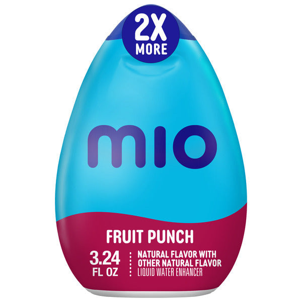 MiO Fruit Punch Naturally Flavored Liquid Water Enhancer with 2X More  DestGlow