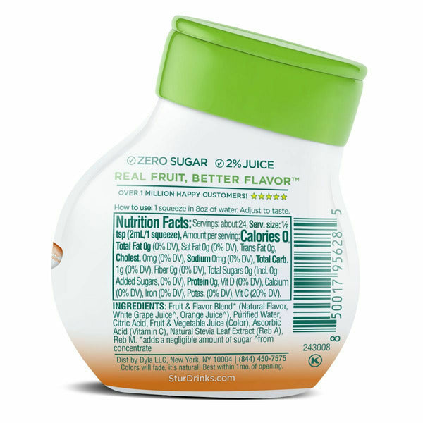 Stur Drinks Orange Clementine, Liquid Water Enhancer  DestGlow