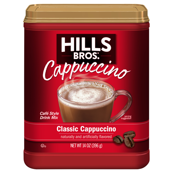 Hills Bros. Drink Mix, Classic Cappuccino, Cafe Style  DestGlow
