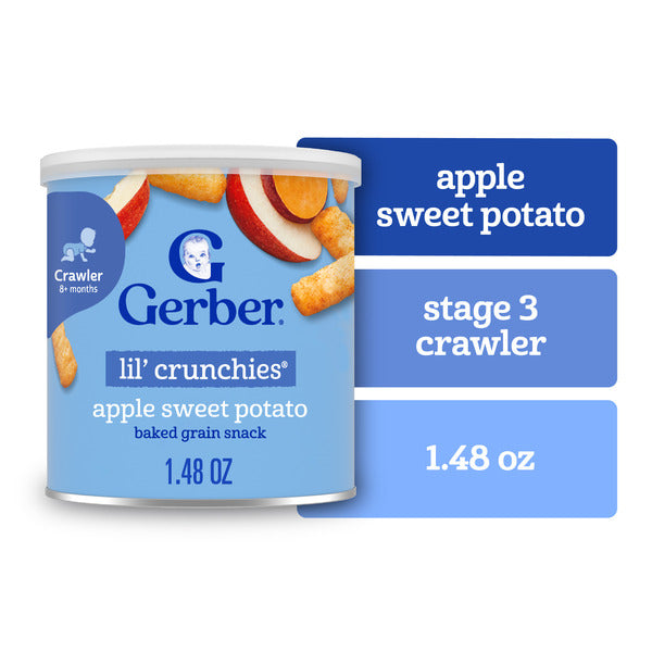 Gerber Baked Corn Snack, Apple Sweet Potato  DestGlow