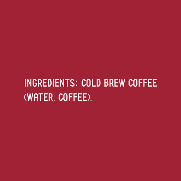 La Colombe Cold Brew Espresso Roast Black &amp; Unsweet Coffee
