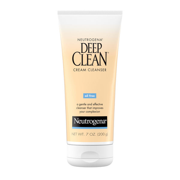 Neutrogena Deep Clean Oil-Free Daily Facial Cream Cleanser, 7 fl. oz  DestGlow