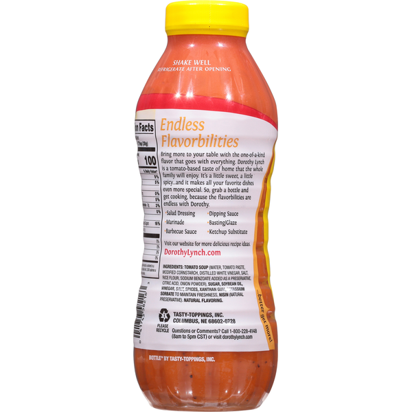 Dorothy Lynch Dressing &amp; Condiment, Homestyle, Savory Tomatoes, Sweet &amp; Spicy