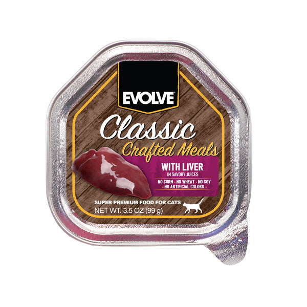 EVOLVE Classic Crafted Meals Liver, Wet Cat Food  DestGlow