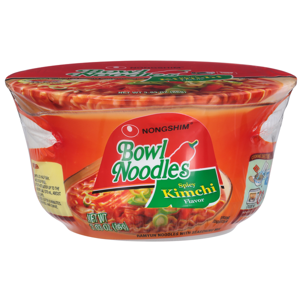 Nongshim Bowl Noodles, Spicy Kimchi Flavor  DestGlow