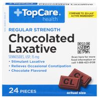 TopCare Chocolated Laxative, Regular Strength, 15 ...
️  DestGlow