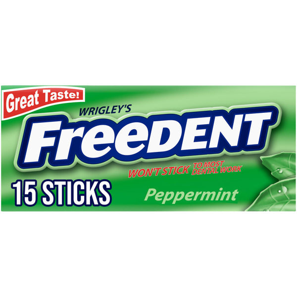 Freedent Peppermint Chewing Gum Single Pack Stick  DestGlow