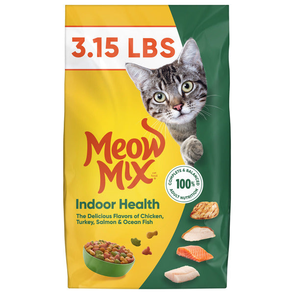Meow Mix Indoor Health Dry Cat Food for Adult Cats