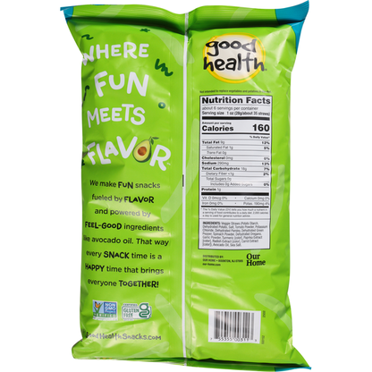 Good Health Avocado Oil Sea Salted Veggie Straws