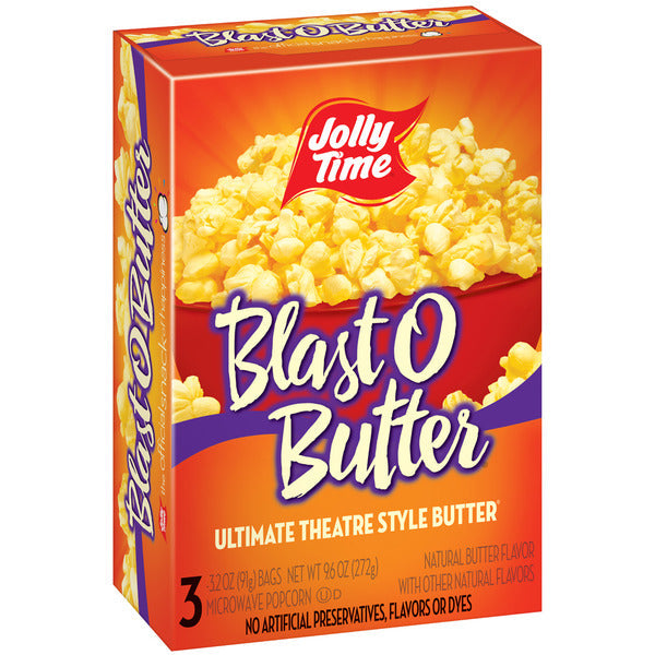 Jolly Time Blast O Butter Microwave Popcorn  DestGlow