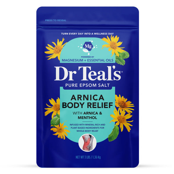 Dr Teal’s Arnica Body Relief Epsom Salt Magnesium Soak with Menthol  DestGlow