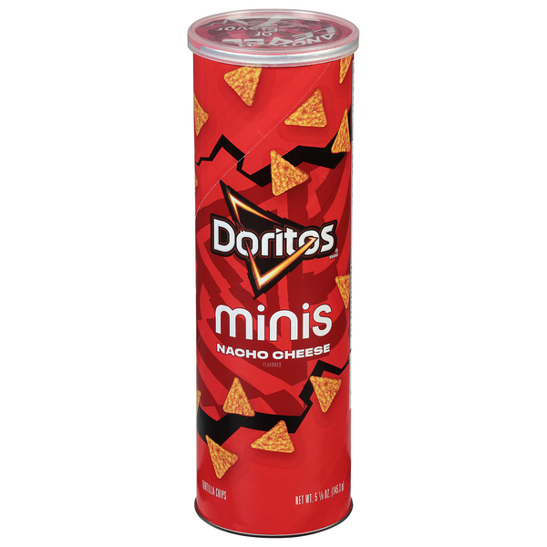 Doritos Tortilla Chips, Nacho Cheese Flavored, Minis  DestGlow