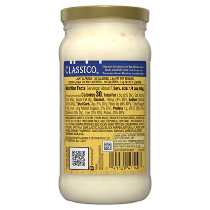 Classico Creamy Alfredo Pasta Sauce