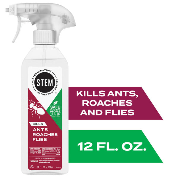 Stem Kills Ants, Roaches and Flies Bug Spray, plant-based active ingredient  DestGlow