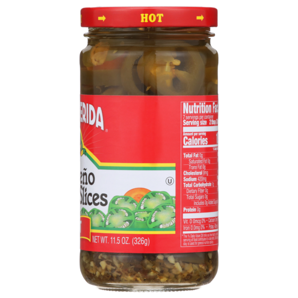 La Preferida HOT Jalapeno Nacho Slices with Carrots  DestGlow