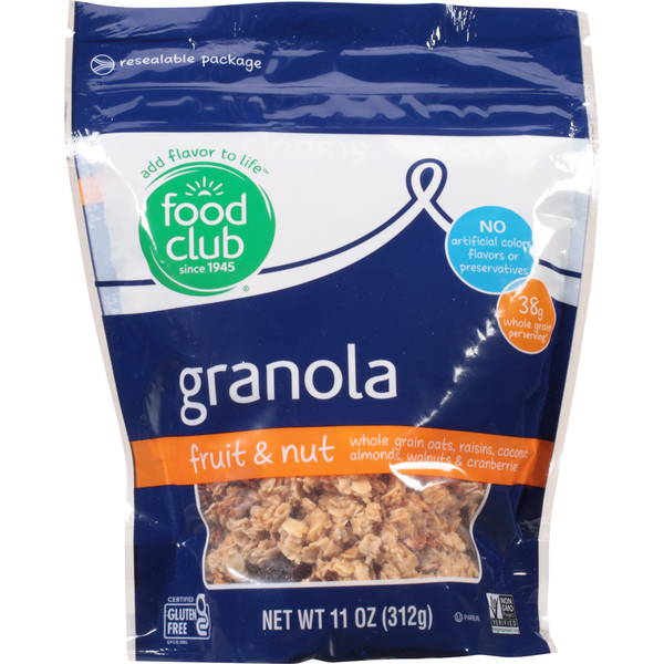 Food Club Granola, Fruit &amp; Nut  DestGlow