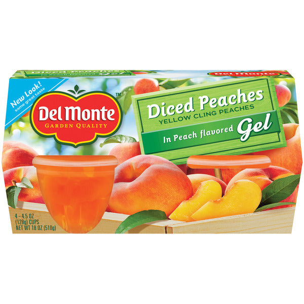 Del Monte Diced Peaches  DestGlow