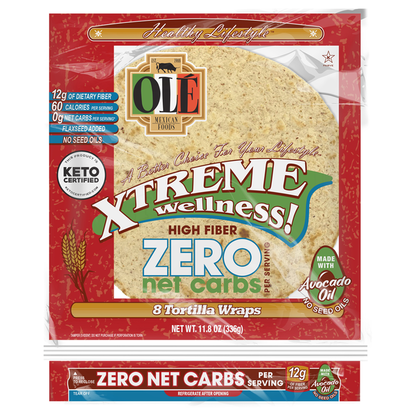 Olé Mexican Foods Zero Net Carbs Tortillas Wraps  DestGlow