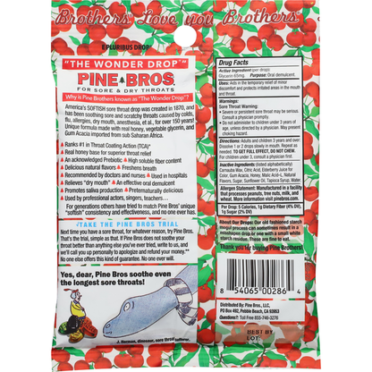 Pine Bros Softish Wild Cherry Throat Drops