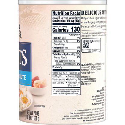 Quaker Grits, Quick 5-Minute