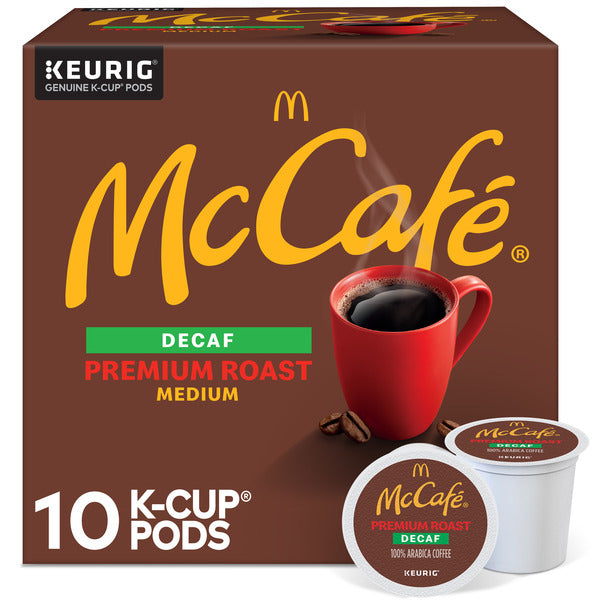 McDonald’s McCafé Decaf Premium Roast Medium Coffee K-Cup Pods