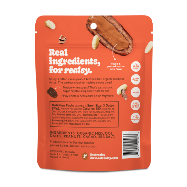 realsy Chocolate Peanut Butter Dates  DestGlow