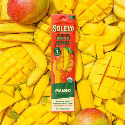 Solely: Fruit Jerky, Organic, Mango, Multipack