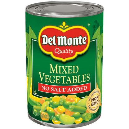 Del Monte No Salt Added Mixed Vegetables