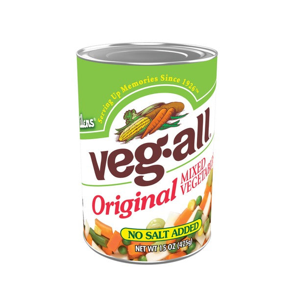 Veg-All Original Mixed Vegetables No Salt Added  DestGlow