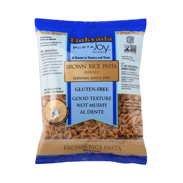 Tinkyada Gluten Free, Brown Rice Pasta, Shells  DestGlow