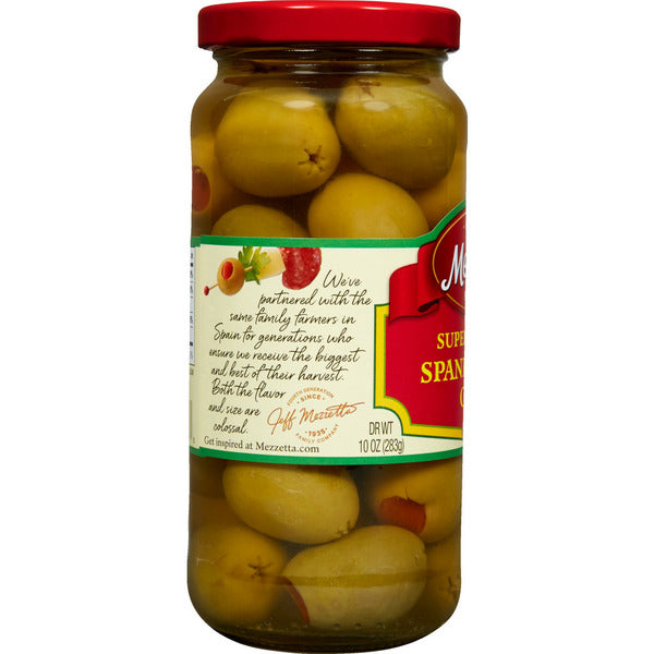 Mezzetta Super Colossal Spanish Queen Olives Pimiento Stuffed  DestGlow