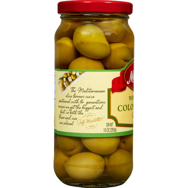 Mezzetta Whole Fancy Colossal Green Olives  DestGlow