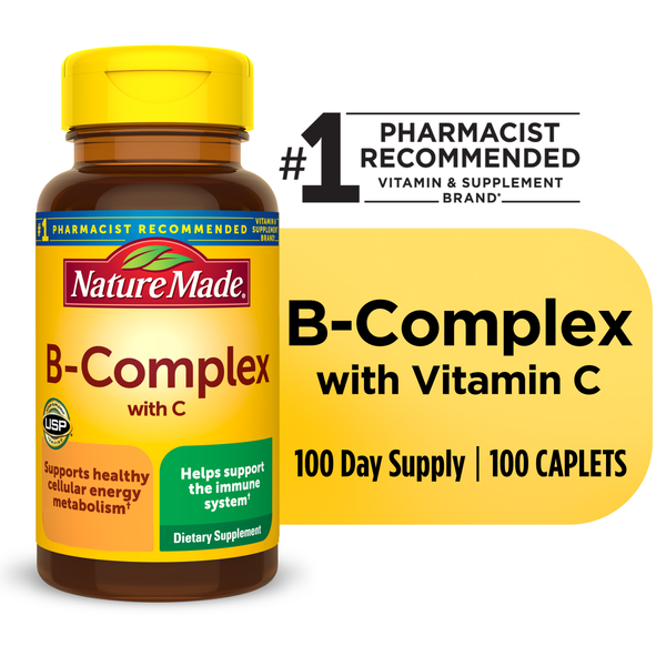 Nature Made B Complex With Vitamin C Caplets  DestGlow