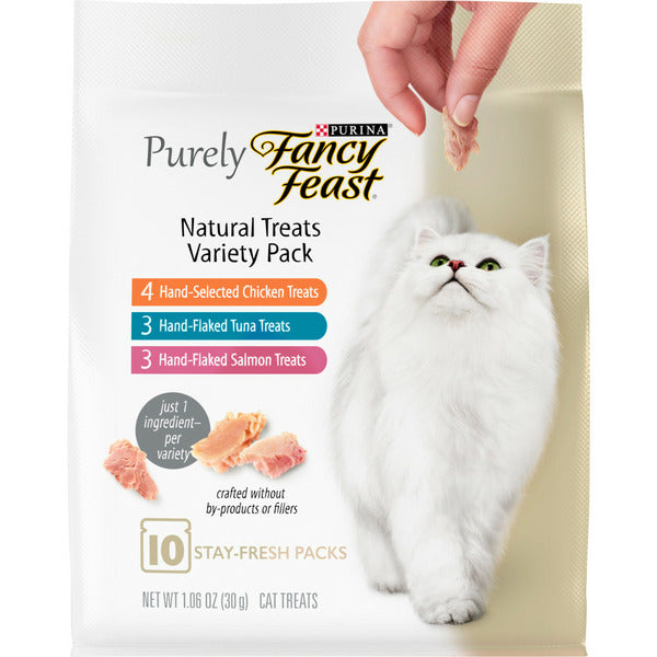 Purina Fancy Feast Purely Natural Cat Treats Variety Pack  DestGlow