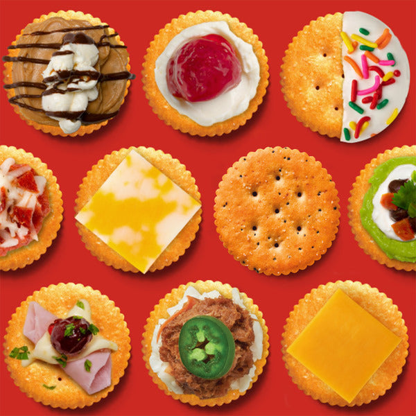 Ritz Fresh Stacks Everything Crackers, Travel Snacks, Multi Snack Packs 11.8 oz  DestGlow